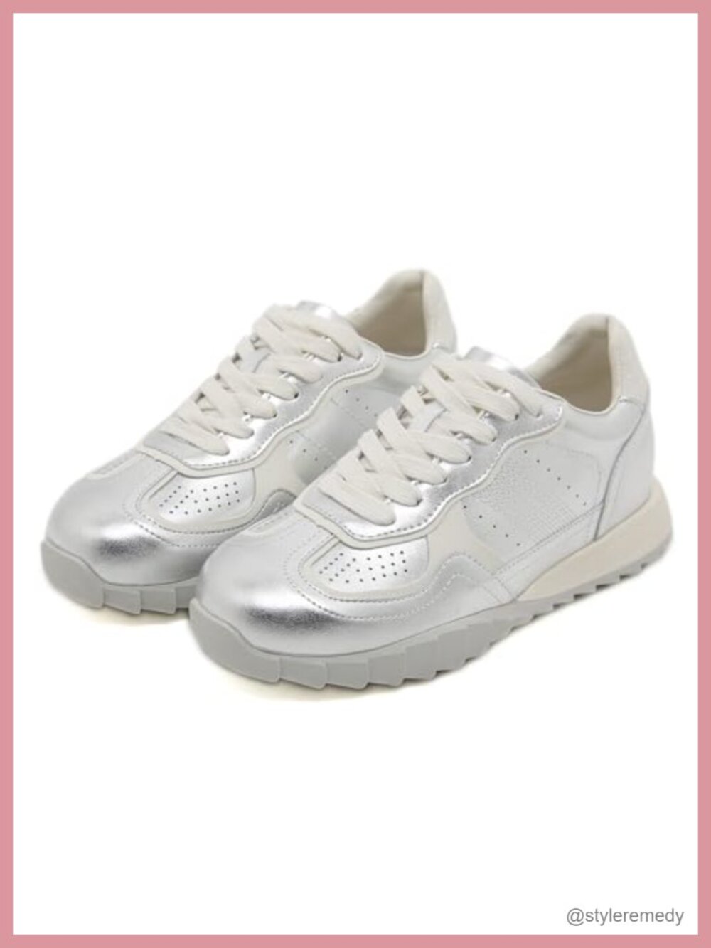 Women's Platform Sneakers Faux Leather Lightweight Non-Slip Chunky Casual